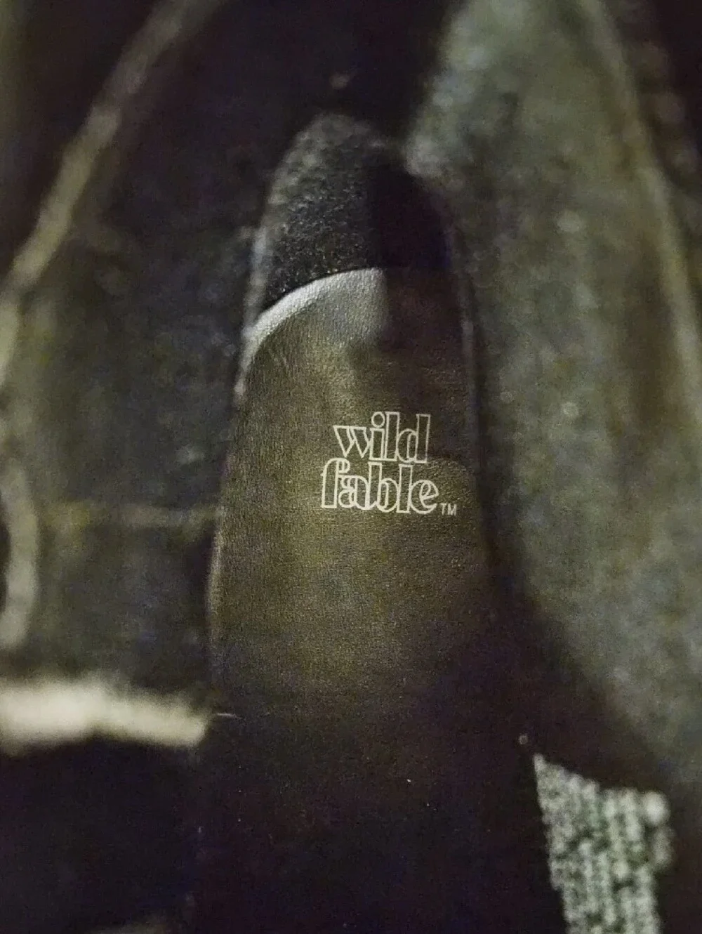 wild fable Black Faux Leather Slip-In Shoe Size 8.5